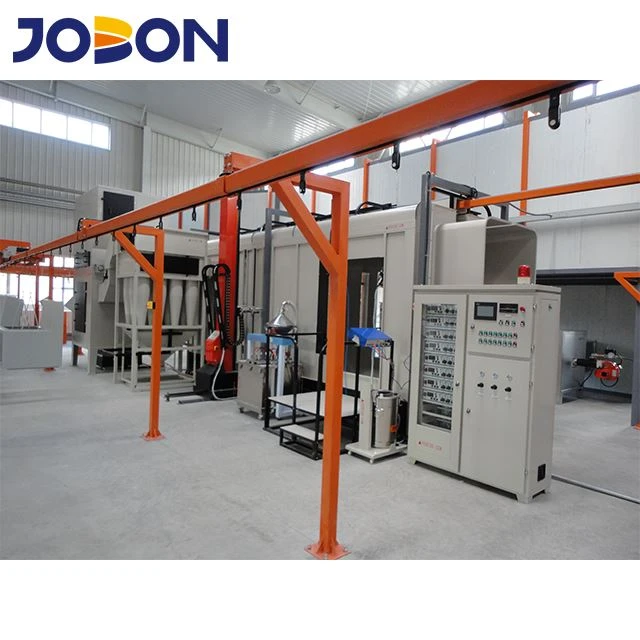 Dây chuyền sơn tĩnh điện hoàn toàn tự động để hoàn thiện kim loại